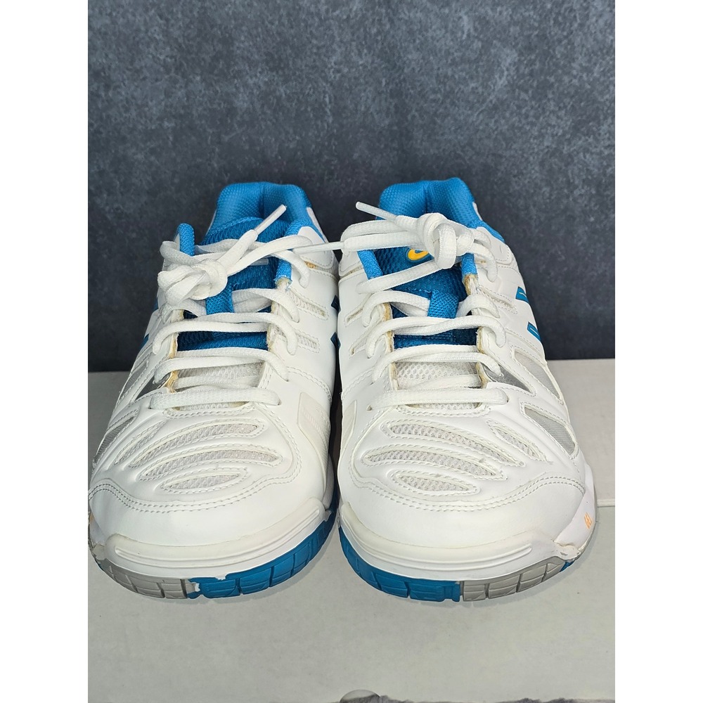 ASICS Gel-Game 5 Tennis Shoes White Blue Athletic Sneakers Womens Size 7 - Picture 2 of 8